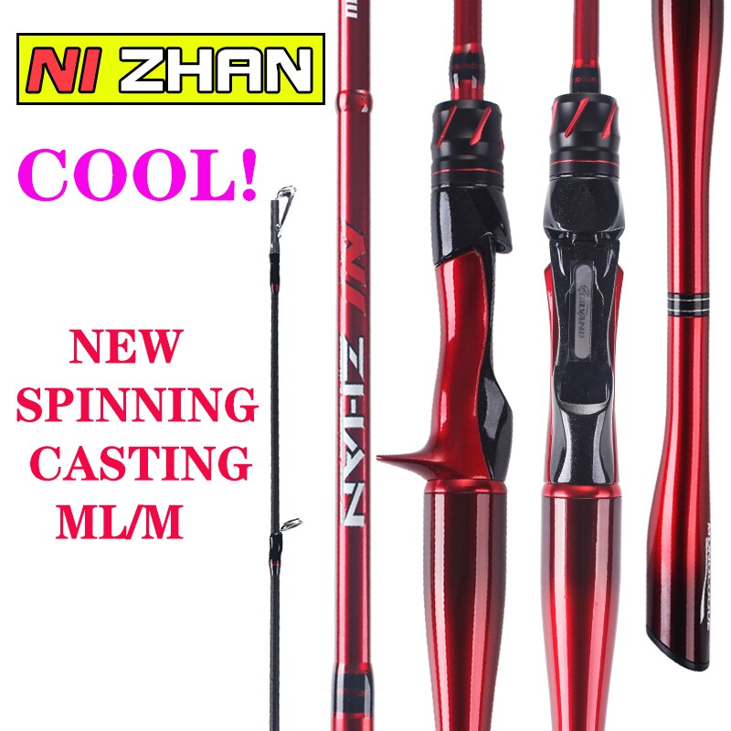Light Weight High Carbon Lure Fishing Rod Spinning/Casting Rod ML/M Fast Action Fresh Water Saltwater Bass Rod