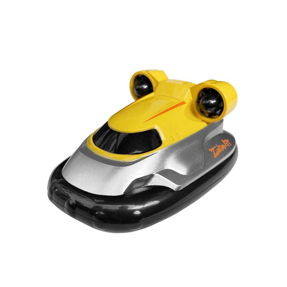 2.4G Mini telecomando Speed Boat RC Hovercraft motoscafo modelli per ragazzi bambini piscina d&#39;acqua giocattoli regalo: Yellow