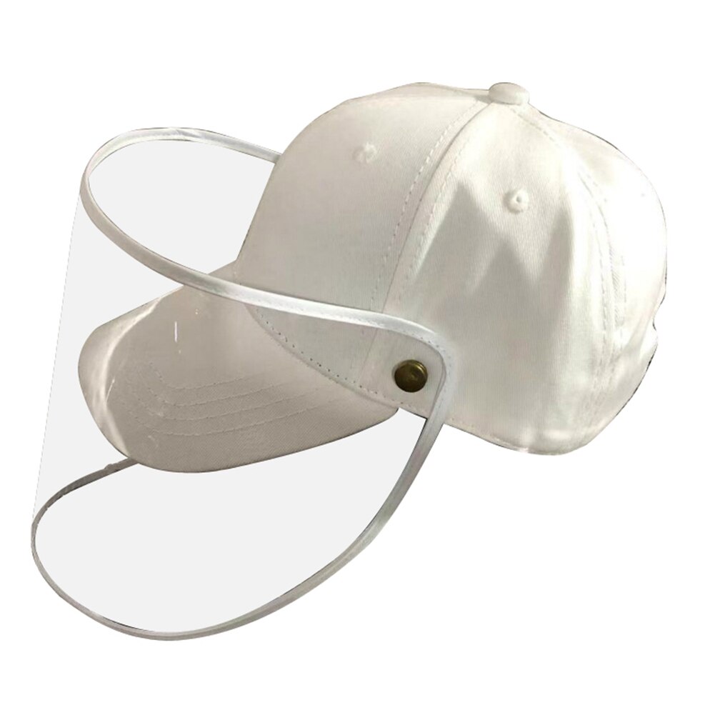 Unisex mænd kvinder gennemsigtige ansigtsdækkende hatte udendørs solbeskyttelse støvtætte strandhætter