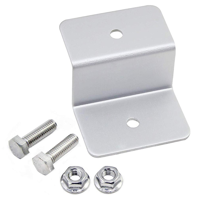 Pack of 4 Solar Panel Z Brackets Mounting Aluminium with Nuts and Screws Motorhomes Cars Caravans Mounted from Grid Roof