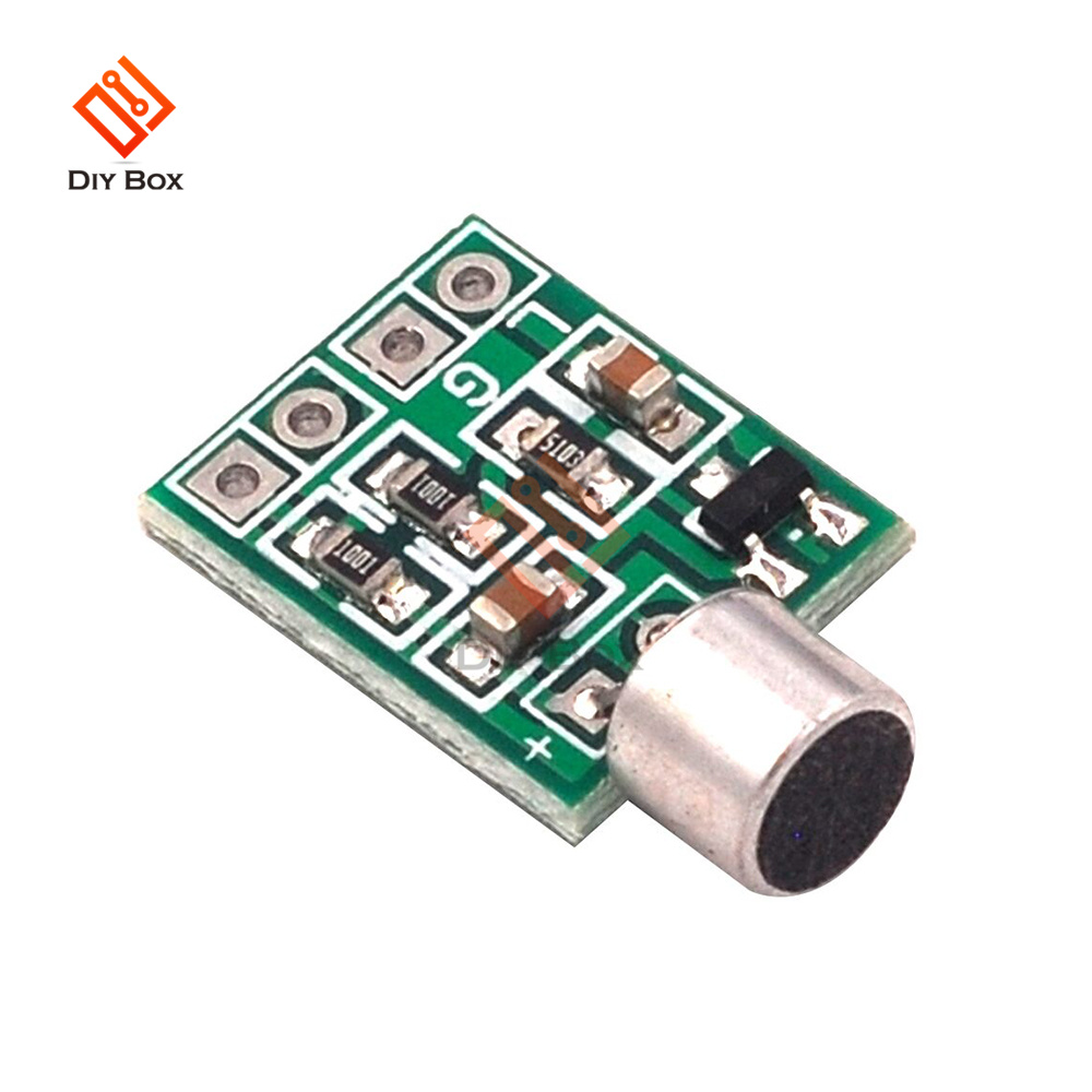 1/2/3/5 Uds Mini micrófono módulo amplificador de Audio placa de circuito de altavoz DC 2,5-9V 14x12mm accesorios de micrófono