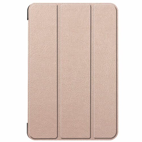 For Qua Tab QZ10 Protective Case Bag Cover 3 Folds Stand Shell for QuaTab QZ 10 10.1" Guard Holder Protector ShockProofSleeve: Pink Gold