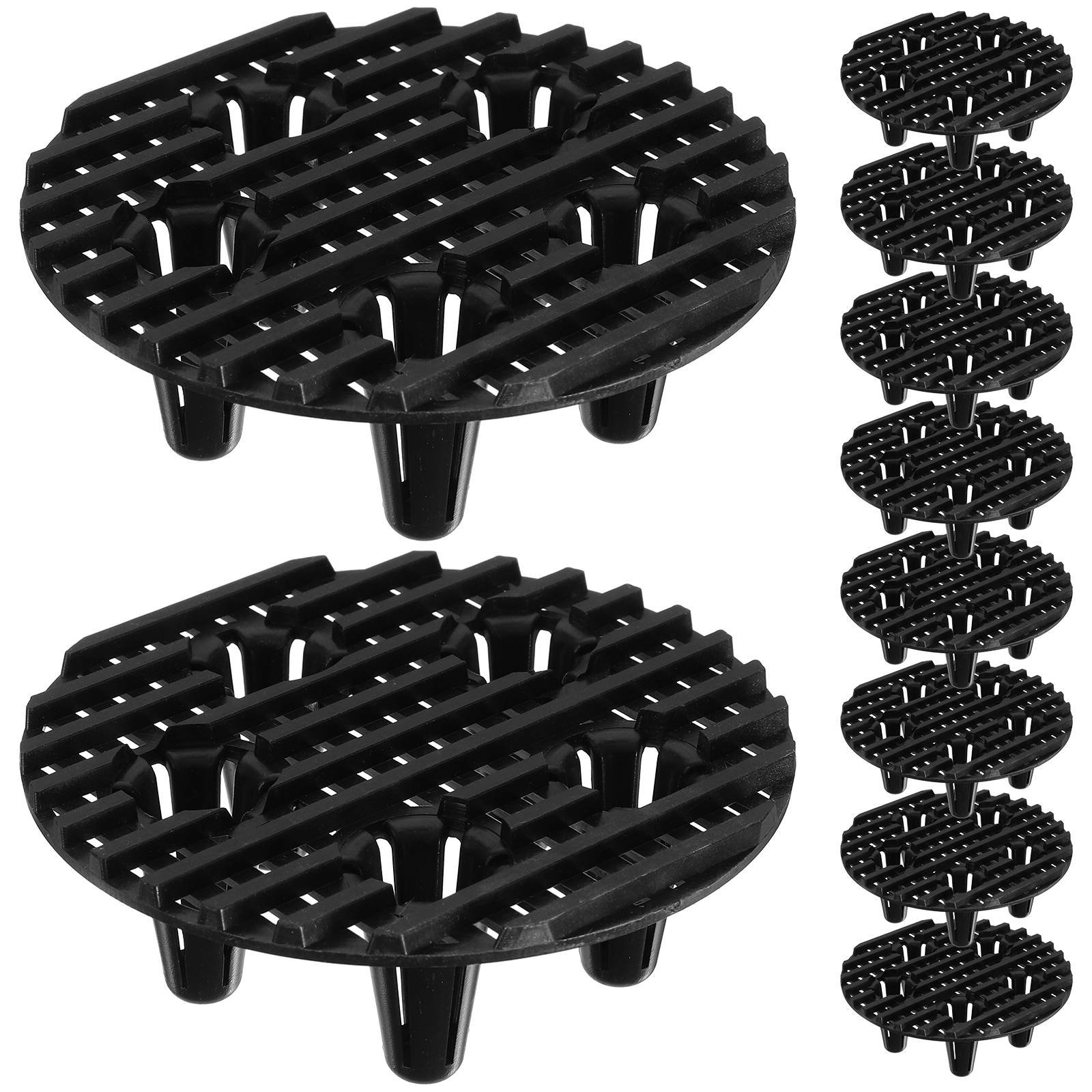 10 Stuks Zware Plastic Pot Voeten Lade Beugel Voor Tuinieren Patio Bloempotten Verhoogt Potplanten Om Wortel Rot te Voorkomen