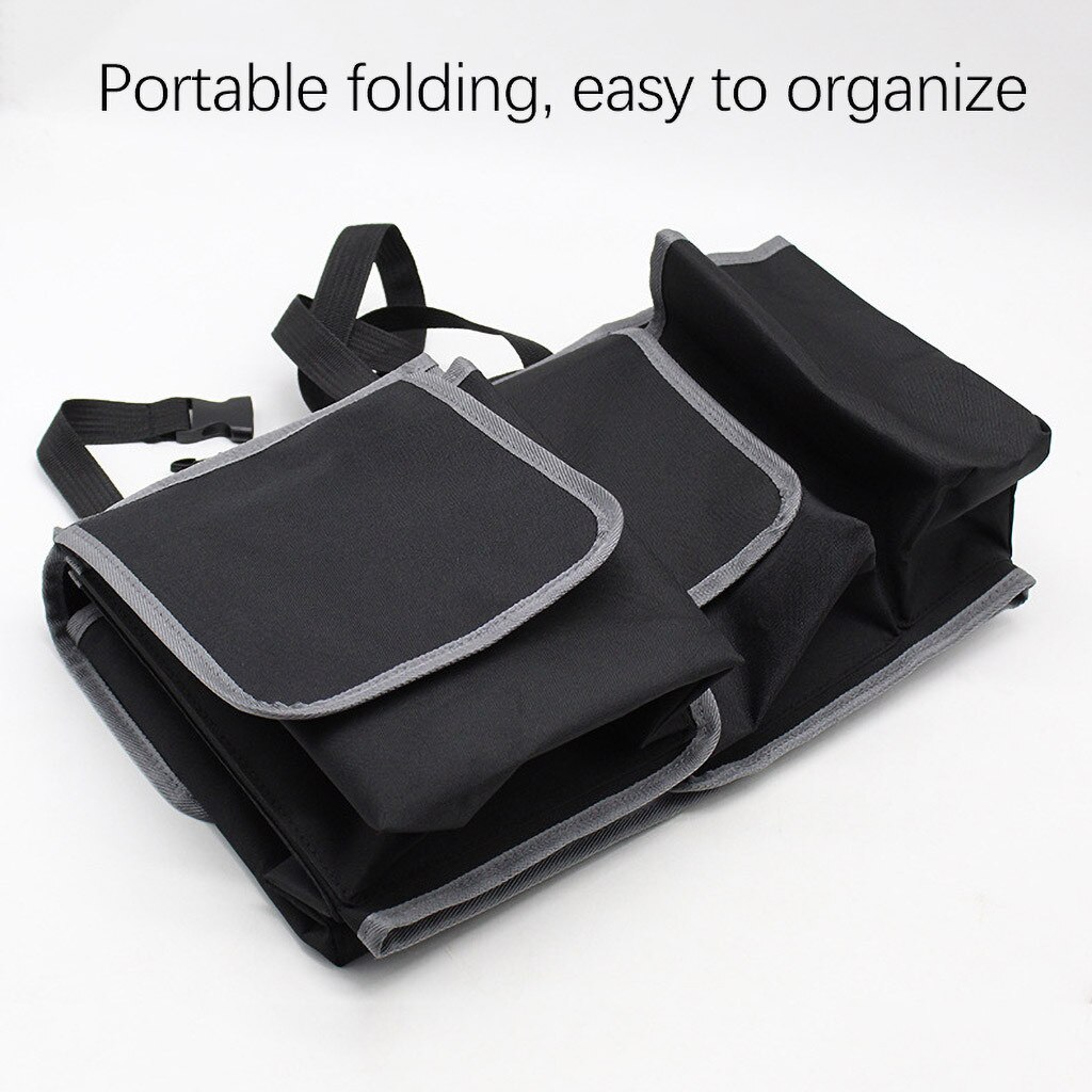 Organisateur de voiture coffre banquette arrière sac de rangement Net haute capacité multi-usage Oxford dos intérieur accessoires siège Automobile