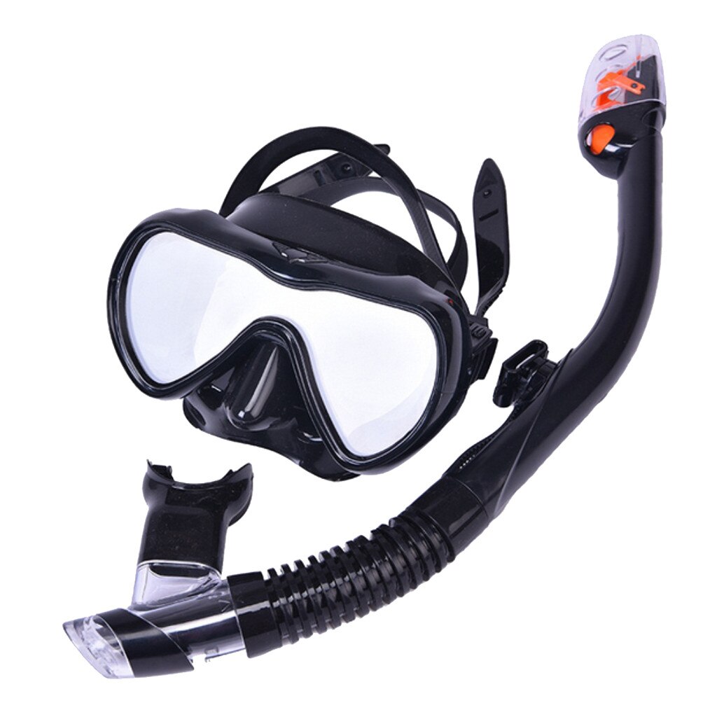 Snorkeling Mask Snorkel Tube Set Diving Mask Anti-Fog Swimming Diving Goggles Snorkel Tube For GoPro Underwater Sports Camera