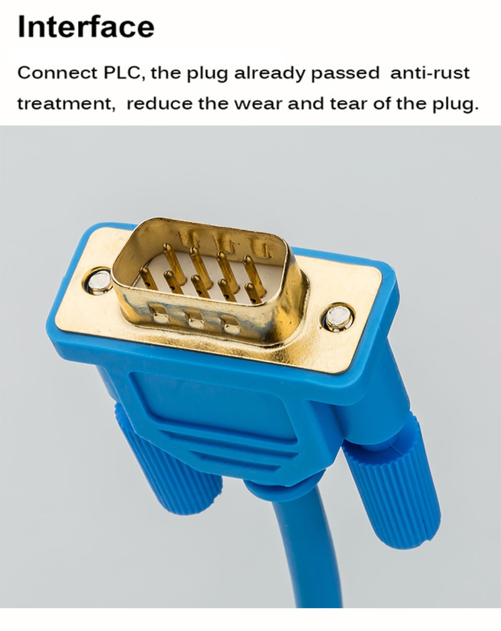 Amsamotion 6ES5 734-1BD20 Cable For Siemens S5 Series PLC Programming Cable PC-TTY Communication Cable PC TTY RS232 For S5