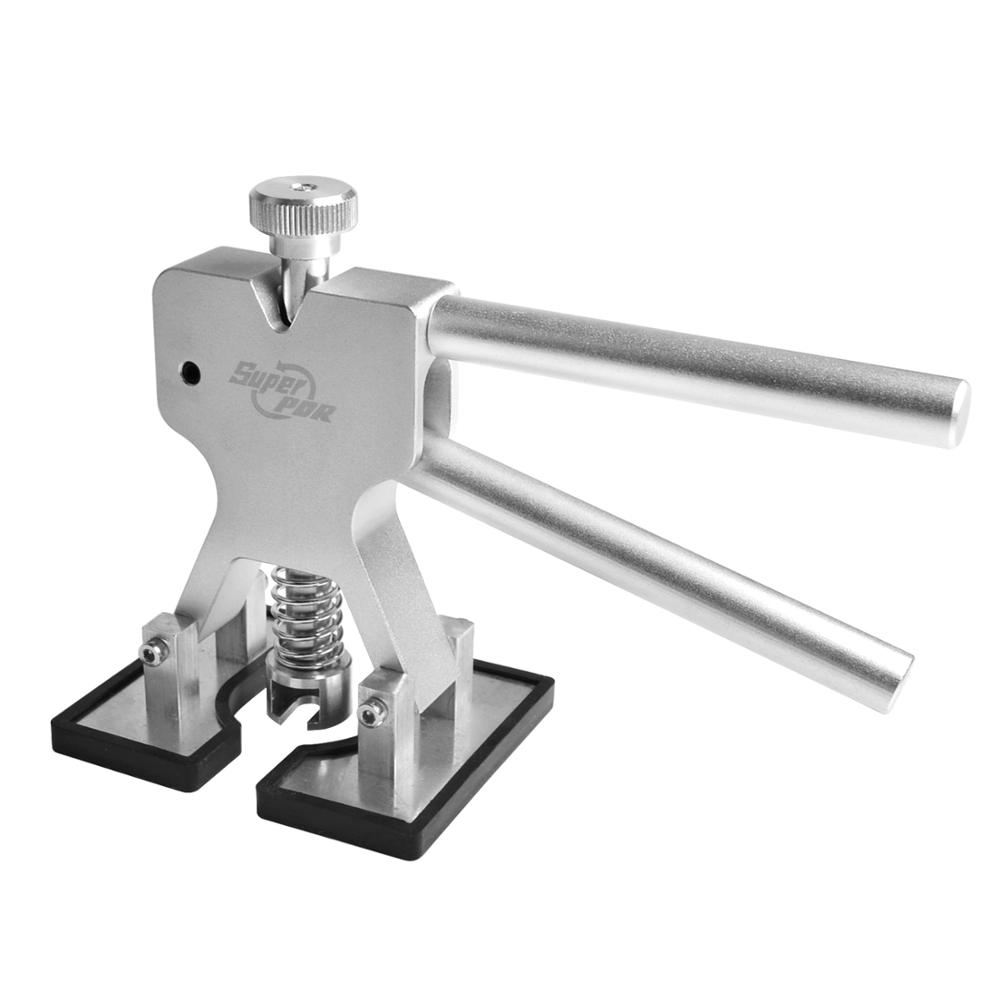 Super PDR Tools Paintless Dent Repair Tools Dent Removal PDR Tool Kit Dent Puller Tabs Hand Tool Set 25 blue 10 red glue tabs