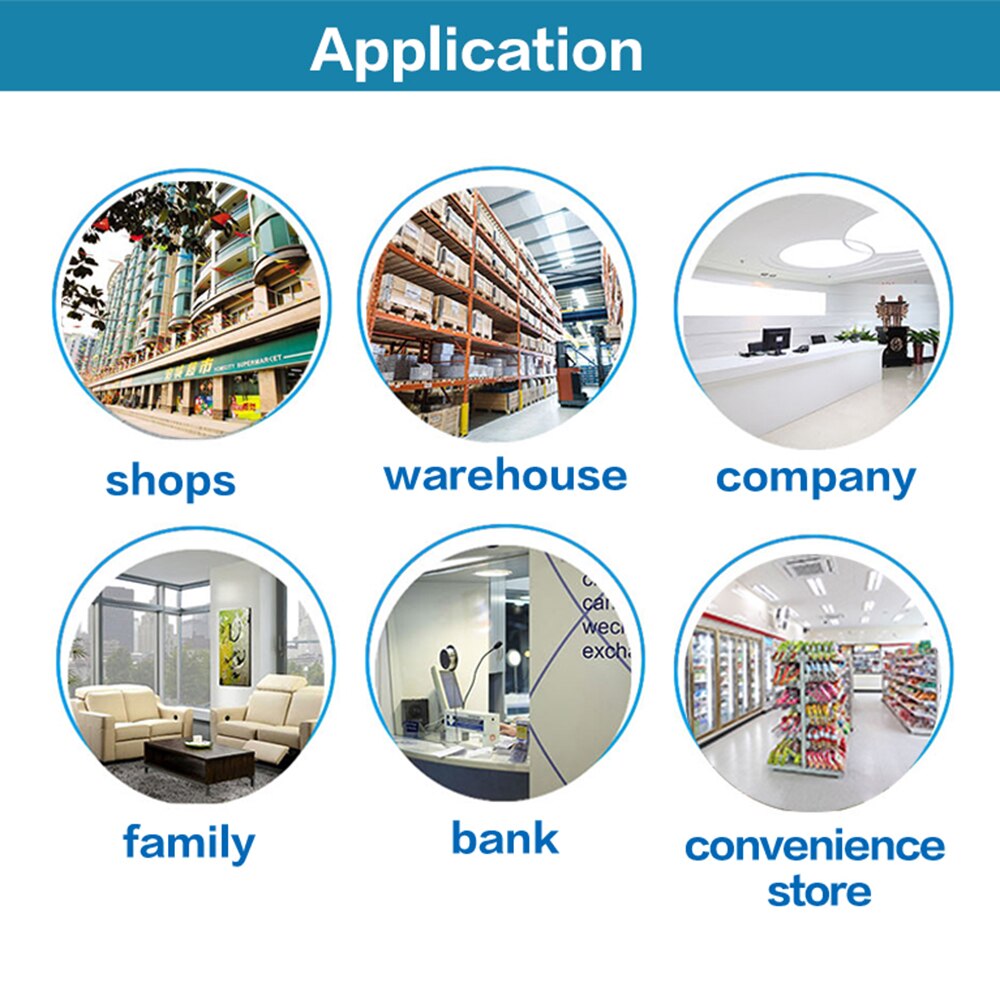 GauTone 433MHz Window Door Sensor Open / Closed Alert Detectors Home Security Door Alarm System