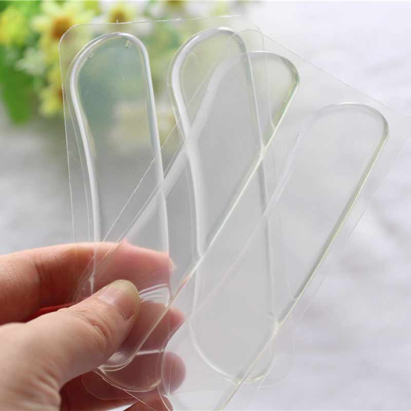 5 Paar Silicone Soletta Gel Pads Voeten Protector Voetverzorging Inserts Strip Hak Stok Massage Pedicure Schoenen Liner Almofada