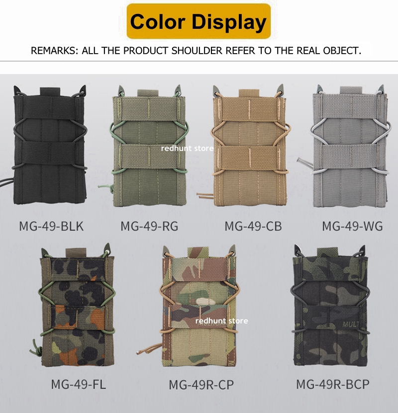Bolsa táctica para cargador AK AR M4 AR15, para Rifle Pitol Molle Mag, para caza CS, 5,56