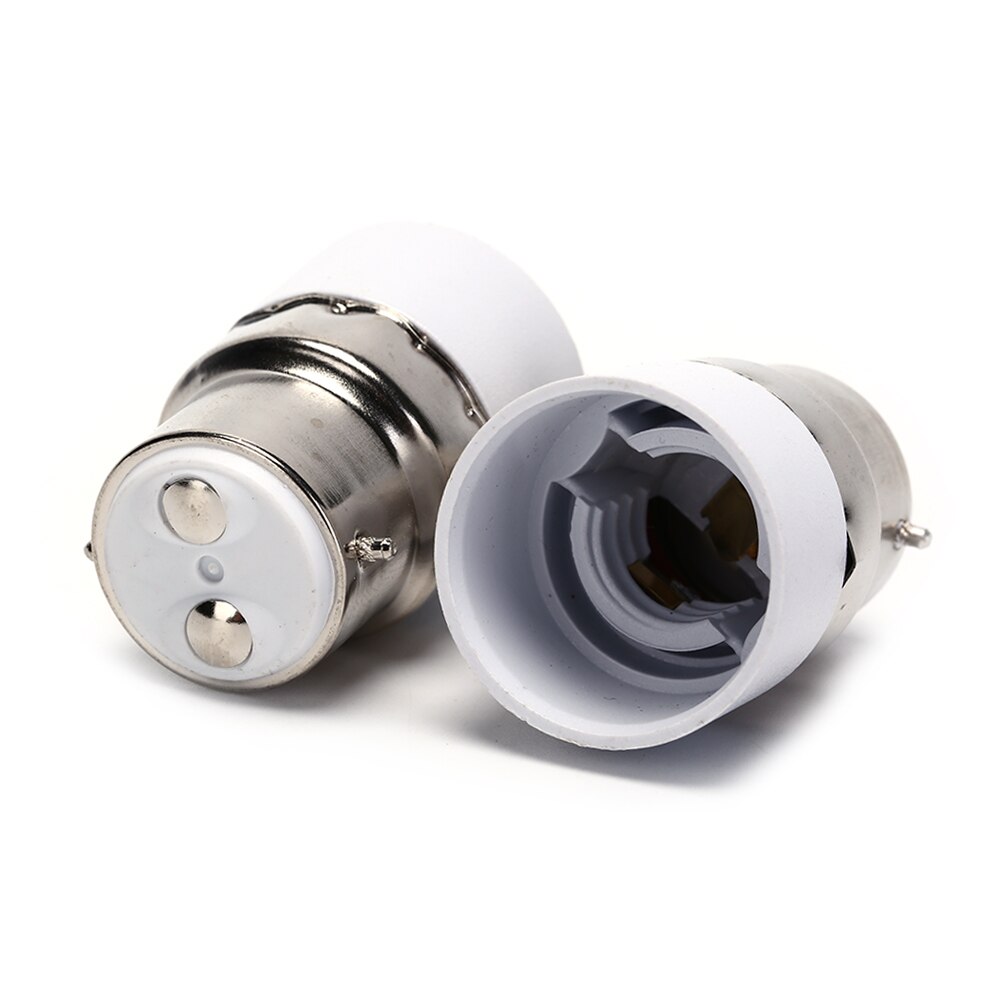 Lys og lys skrue led lyspære sokkel  b22 to e14 adapter led lampe pære sokkel holder omformer brannsikkert materiale for hjemmet