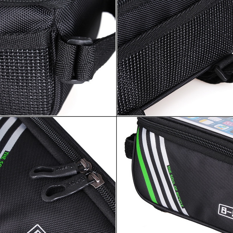 Fiets Tas Waterdicht Frame Tas - Telefoonhouder - Mountainbike Accessoires
