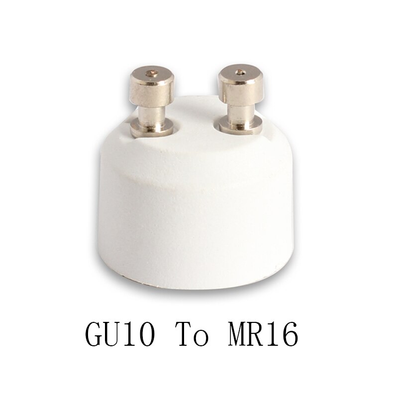E14 GU10 MR16 Lamp Bases Light Bulb Adapter Lamp Holder Adapter Converters Bulb Socket Extender Socket Base Halogen: GU10 To MR16