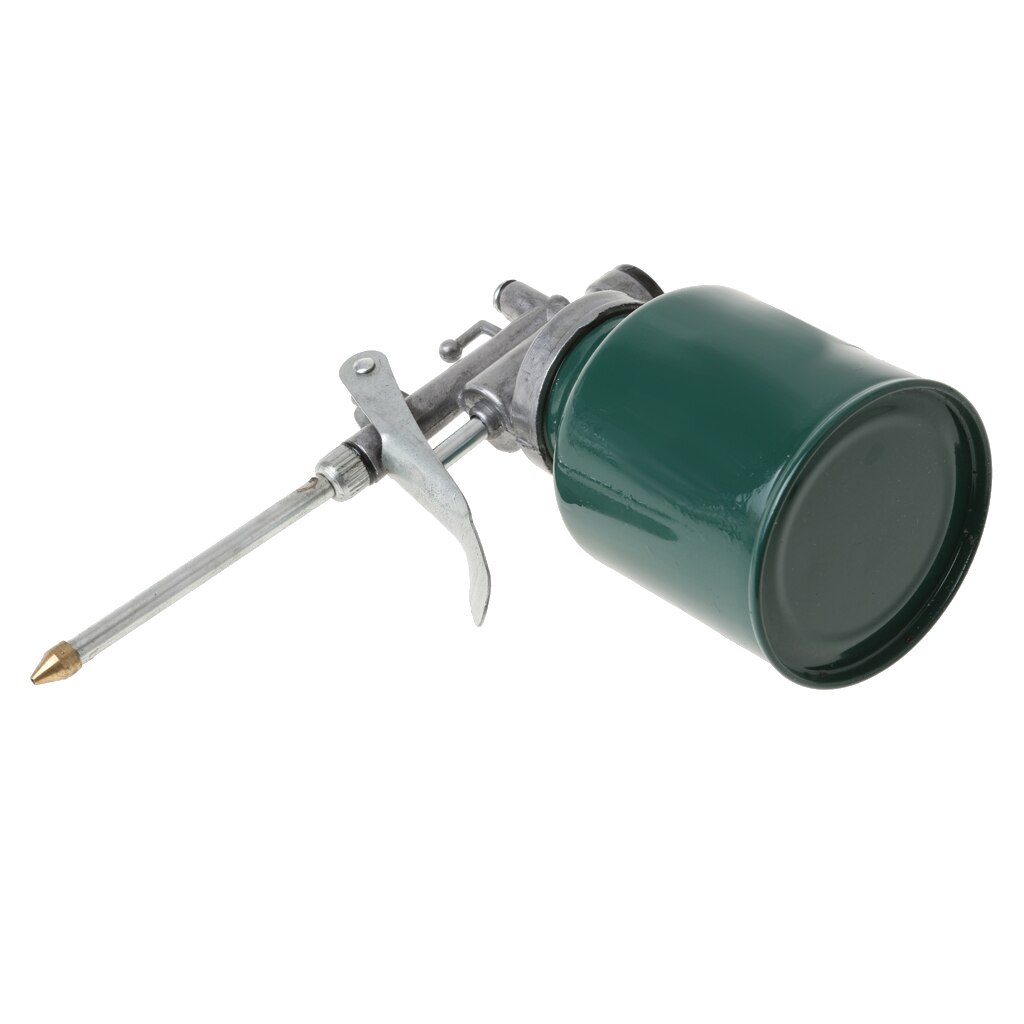 250ml Metal High Pressure Oil Spray Bottle Oiler Can with Long Nozzle Spout for Automobile