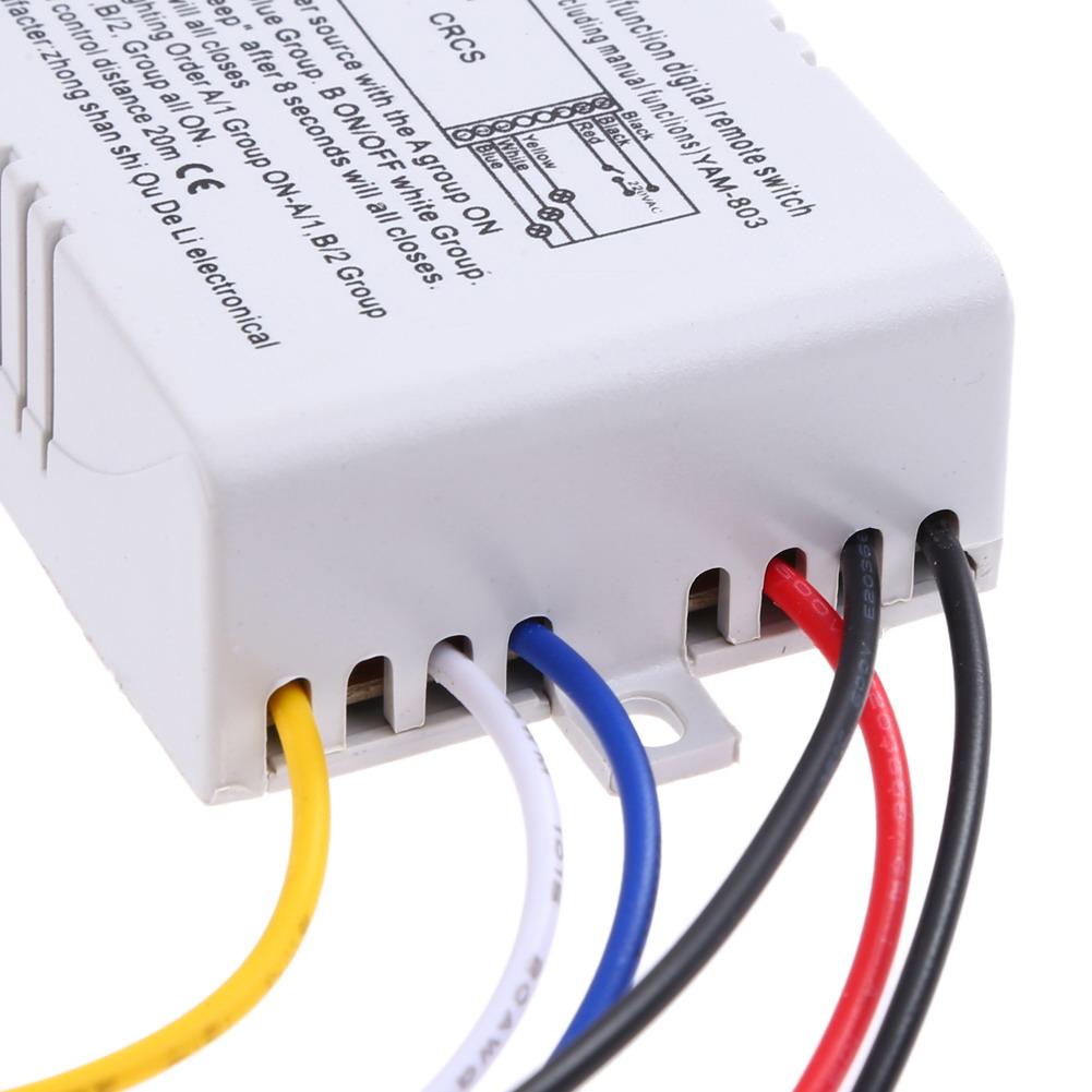 kabellos an/aus 220V Lampe Fernbedienung Schalter Empfänger Absender