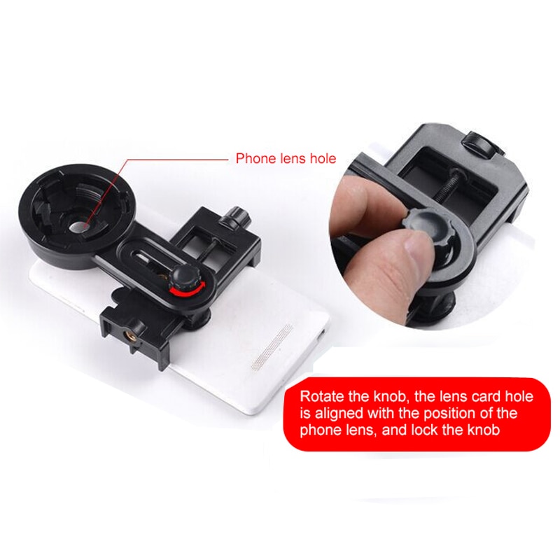 Teleskop specielt tilbehør mobiltelefon tilslutning klipbeslag til kikkert monokulær holder holder øje med