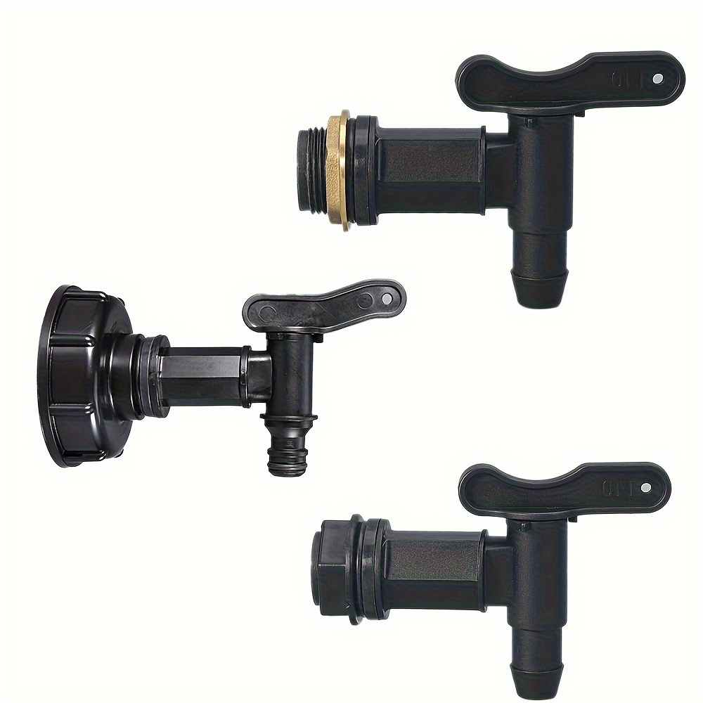 1 st 3/4 "IBC Tank Tap Adapter Grove Draad Tuin Watertank Kraan Voor 3/4" Slangen messing Vervanging Connector Kleppen