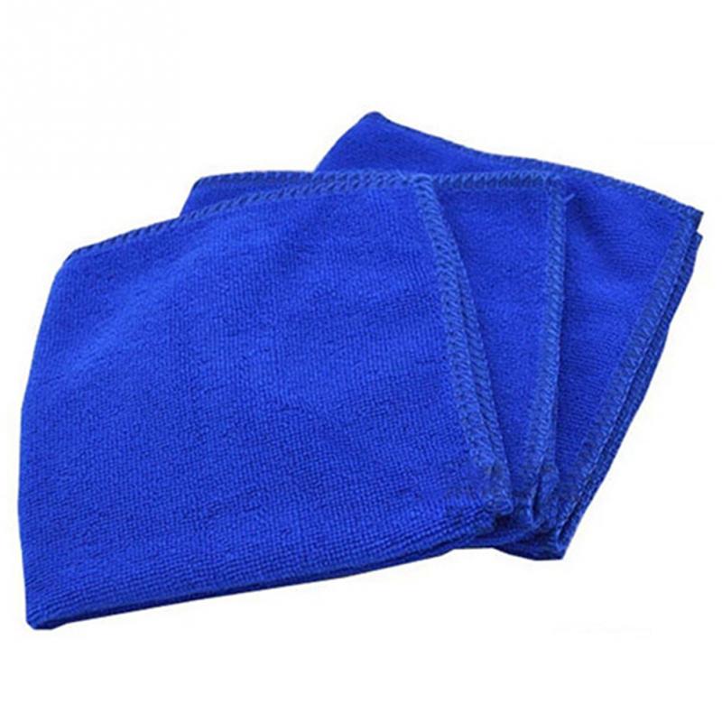 Toalla de tela para lavado de microfibra para coche, suave, plumero, limpieza del hogar, 25x25cm, 5 uds./1 Uds.