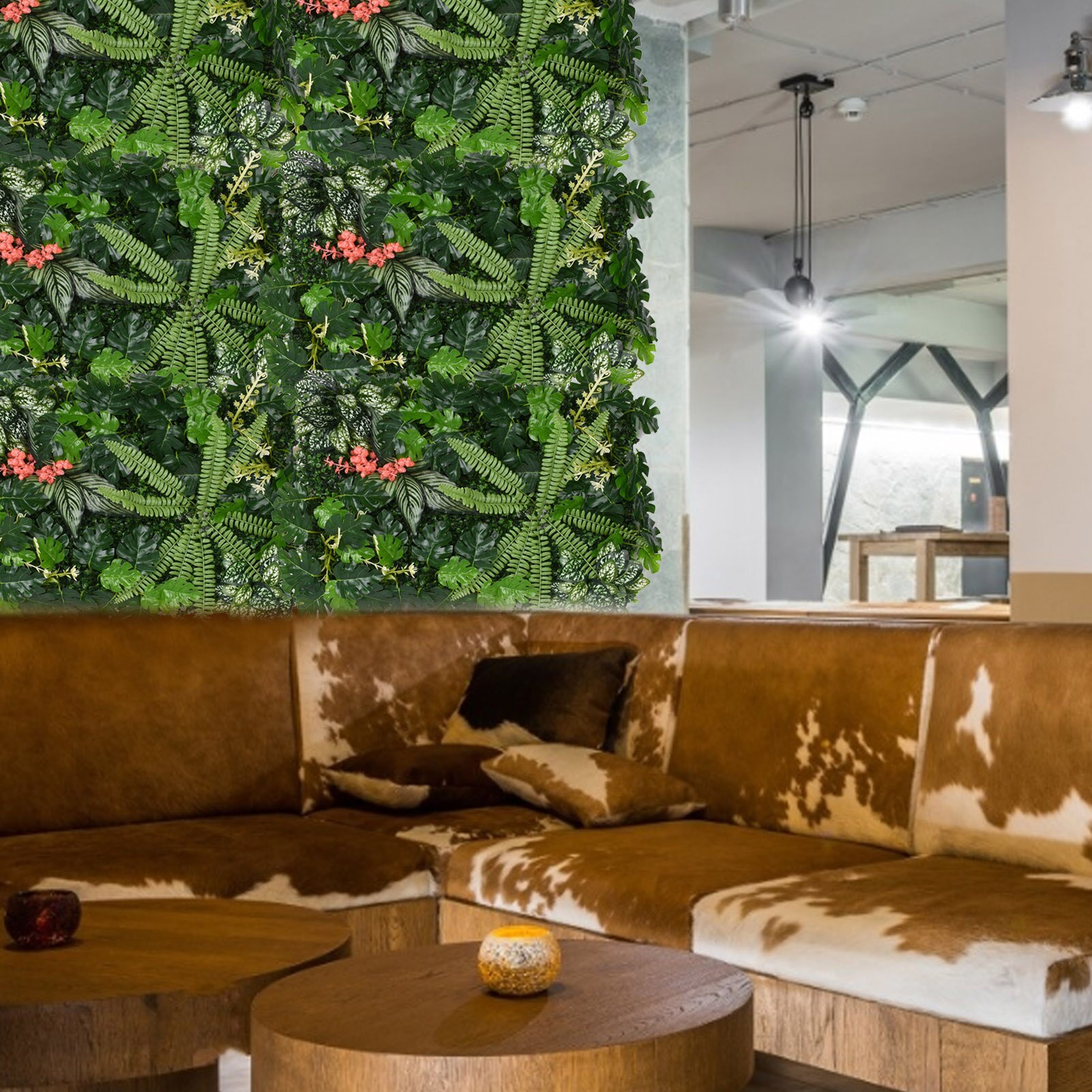 Tropikalny roślina płot tło ściana sztuczna winorośl liść żywopłot ekran zewnętrzny podwórko wystrój ogrodu prywatność dekoracja na ogrodzenie płot