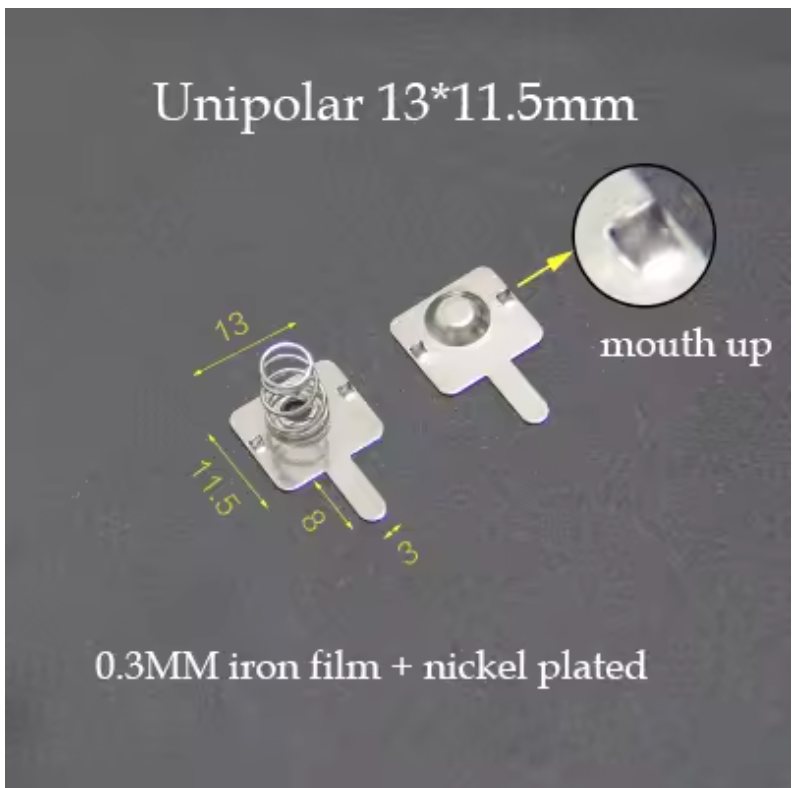 3Pairs AA Battery Contacts Spring Contact Band Plate 13.5/13/11.28*11.5MM 29*11MM Battery Connector Positive Electrode Negative