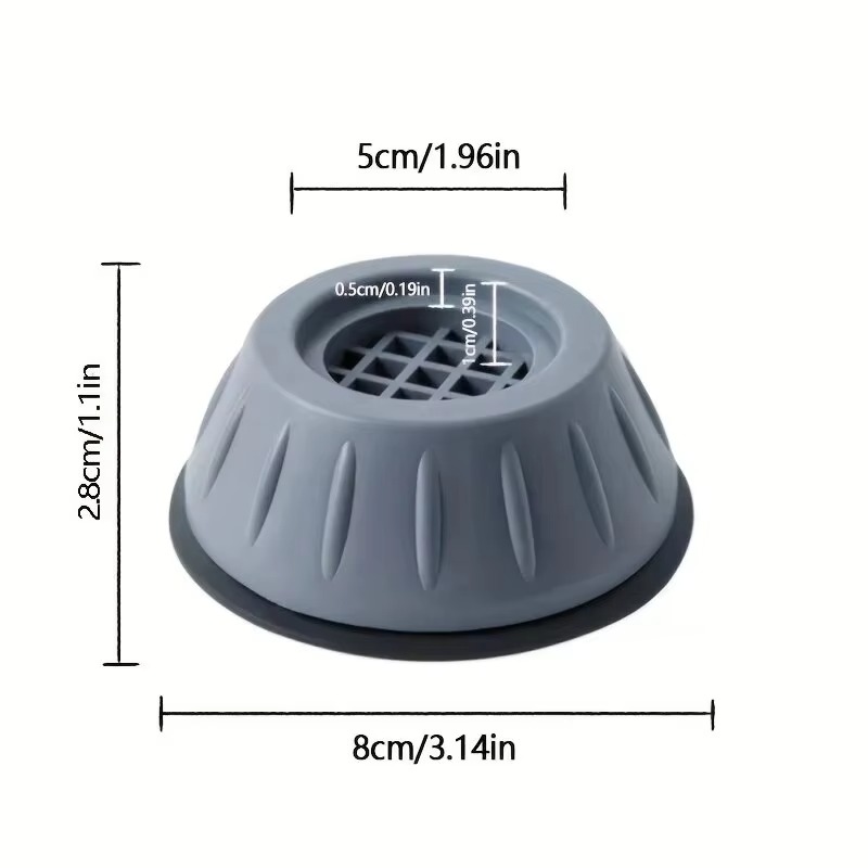 4 stücke Anti Vibration Füße Pads Gummi Matte Slipstop Stille Dämpfer Stehen Universal Waschmaschine Kühlschrank Möbel Fuß Pad