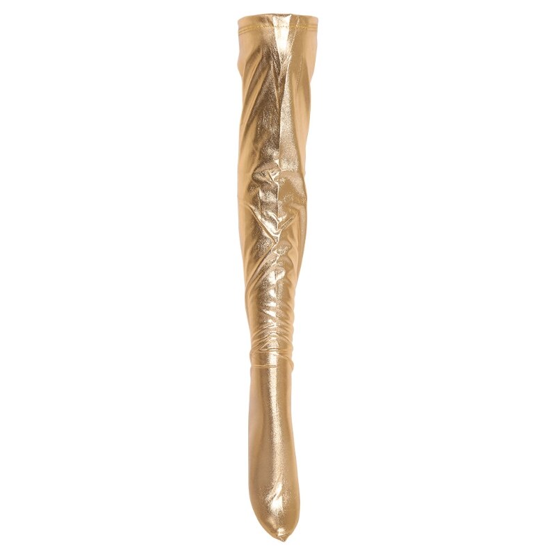 Calzini sopra il ginocchio da donna Pantaloni in ecopelle Collant lungo casual sopra il ginocchio Nero, Rosso, Argento, Oro Caldo! Calzini alti alla coscia: Oro