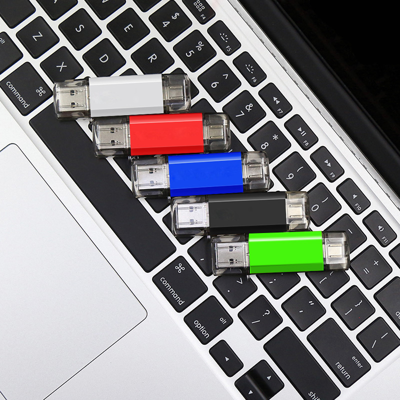 Multifunktionales otg 2 in 1 typ-c usb-Stock 128gb cle usb-Stock 8/16/32/64 gb usb-Stock für telefon