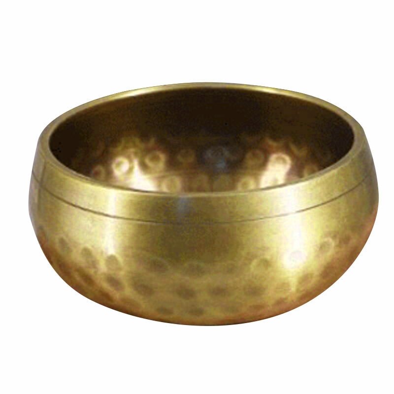 Bol de bronce para meditación, cuenco tibetano para cantar, hecho a mano para meditación cuenco, para sanación y Mindfulness