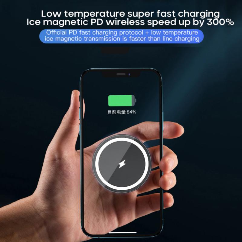 Magnetische Wireless Car Charger Mount Voor Iphone 12/12 Mini/12 Pro 15W Max Snelle Lading Airvent Mount magsafe Auto Telefoon Houder