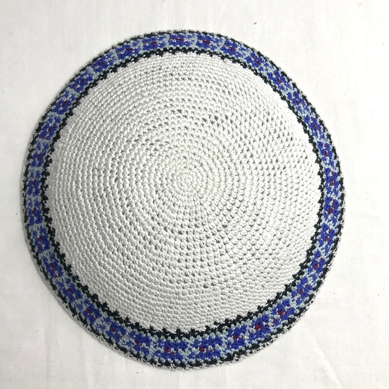 Judaica-gorro de Kippah de punto Judaica, sombrero de Kippah, Yarmulke, Yarmulka, 15cm, 5,9 pulgadas
