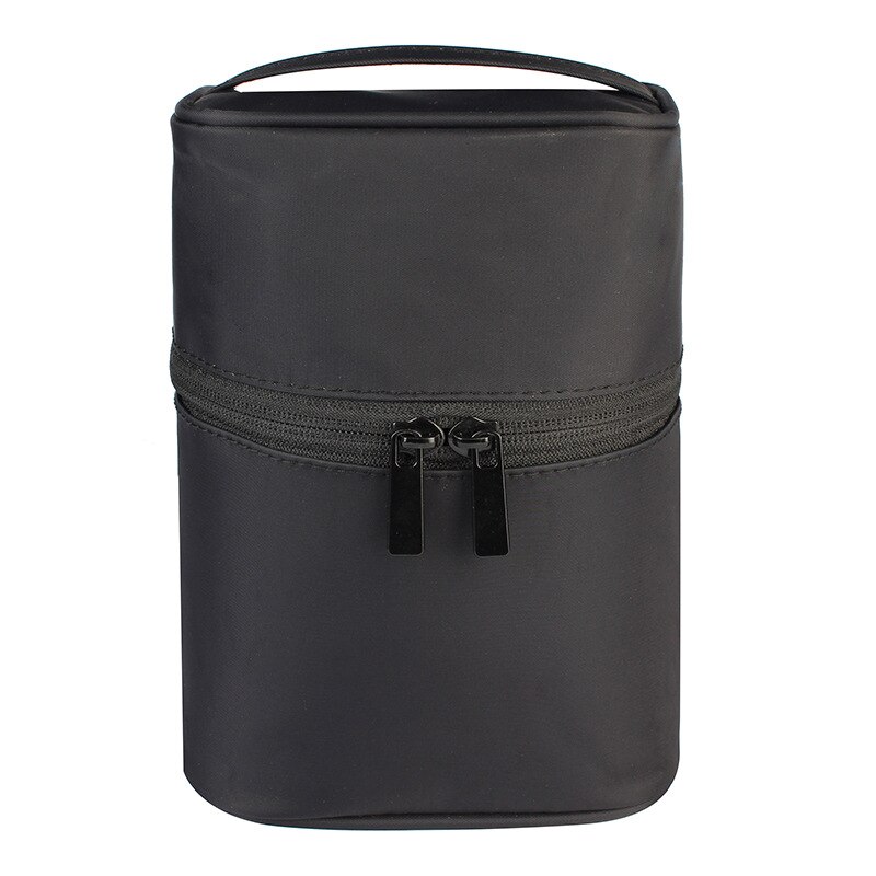 Lynlås mand kvinder makeup taske nylon kosmetik taske skønhed etui make up organizer toilettaske sæt opbevaring rejse vask pose: Default Title