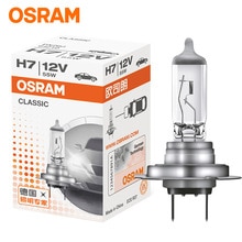 Osram  h1 h3 h4 h7 halogen bilpære forlygte fjernlys nærlys halogenlampe lang levetid 12v 55w biltilbehør