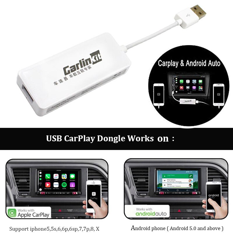 Usb billink dongle link dongle universal auto link dongle navigationsafspiller usb dongle hvid bærbar smart til apple carplay