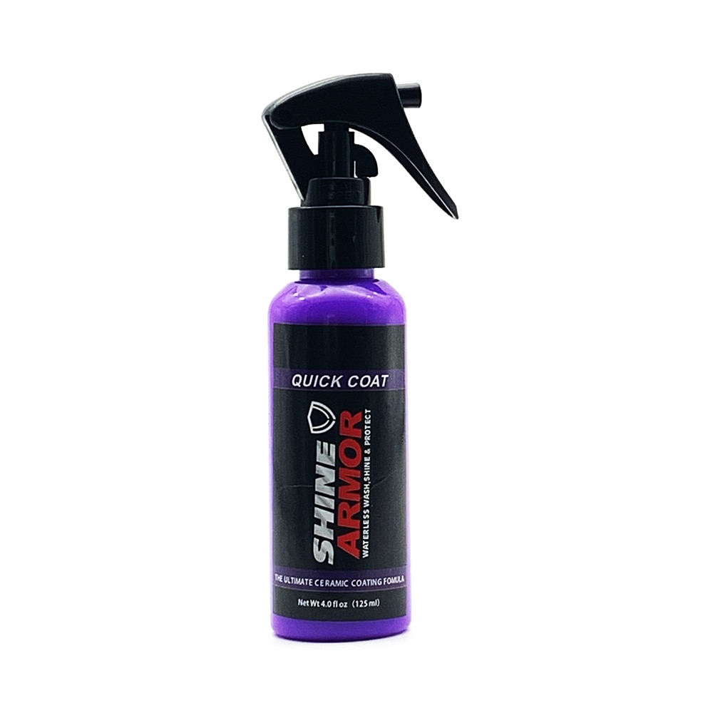 125ml Shine Armor Ceramic Car Wash Fortify Quick Coat Polish Sealer Spray Car Nano Ceramic Coating Polishing Spraying Wax