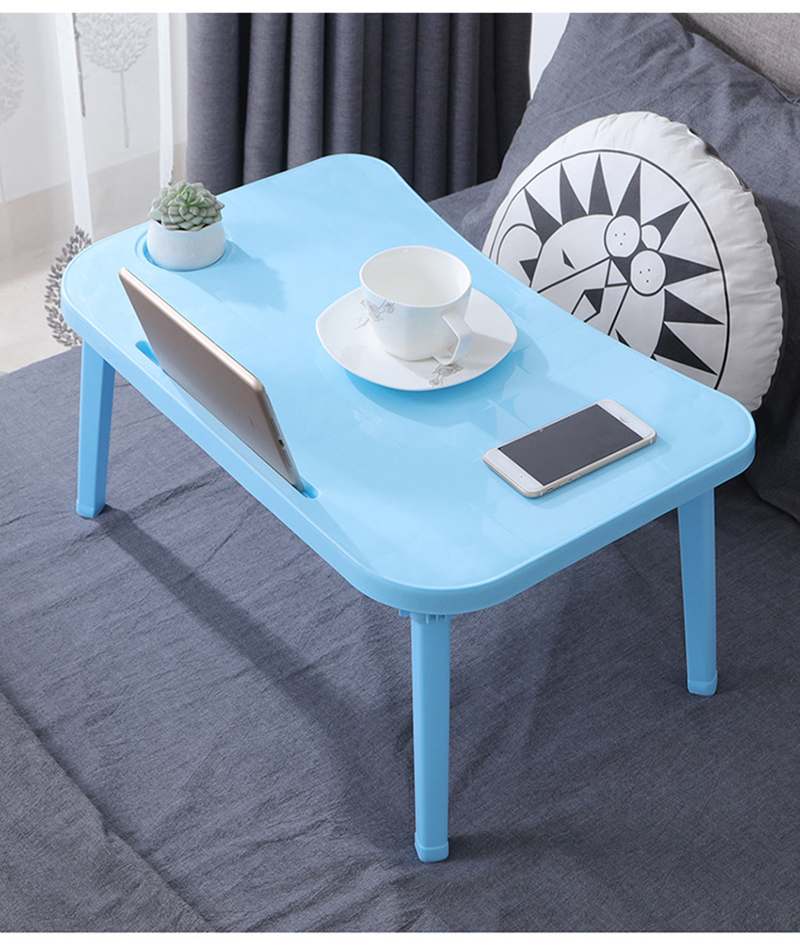 Adjustable Folding Laptop Table Notebook PP Desk Table Stand Portable Bed Tray Portable Anti-Skid Table Office Furniture