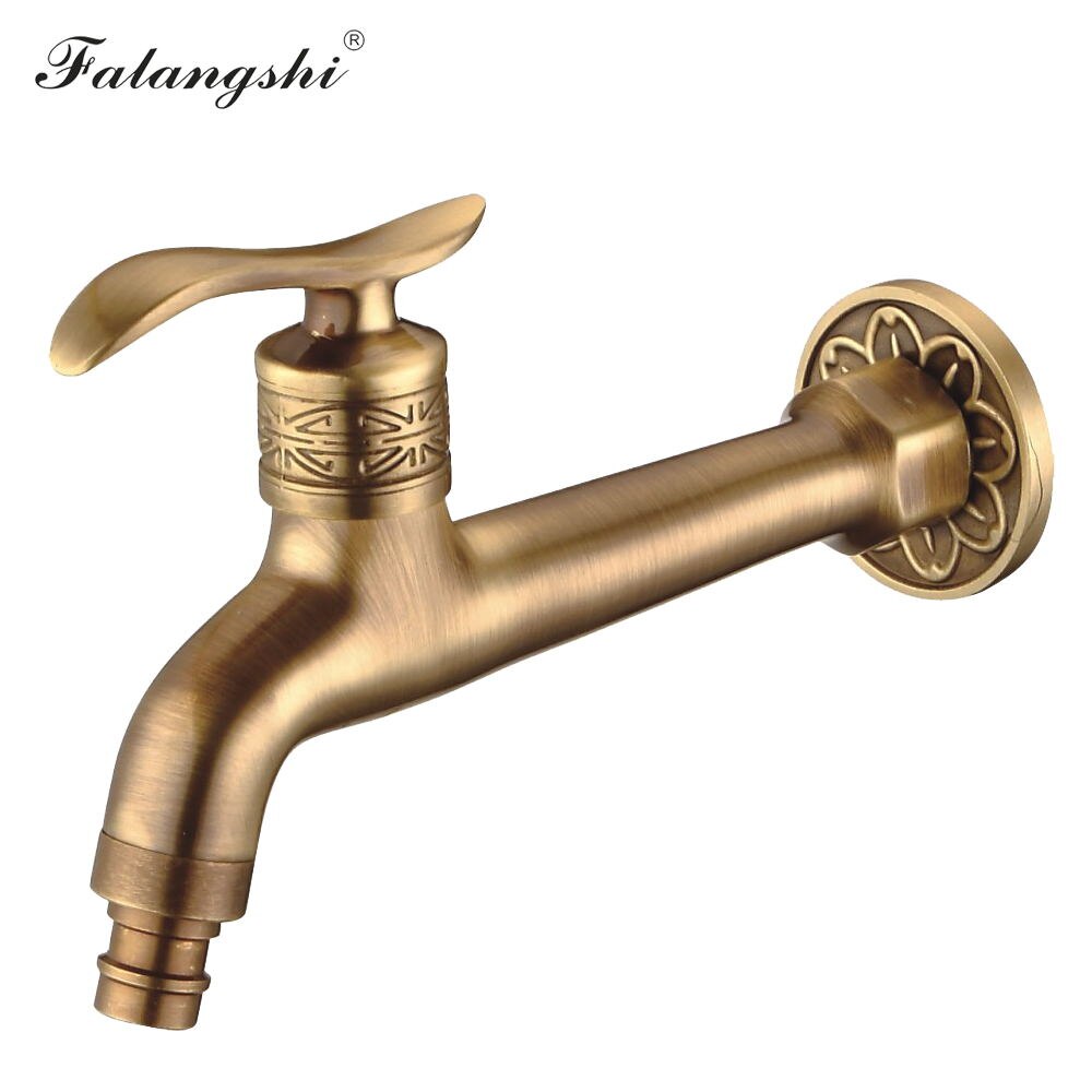 Antiken Geschnitzten Bibcock Durcheinander Wasserhahn Dekorative draussen Garten Wasserhähne für Waschmaschine Luxus Wc Mopp Wasserhahn WB8503