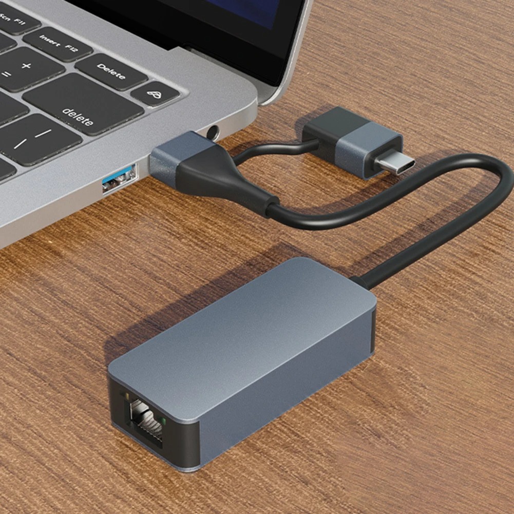2500mbps tipo c para placa de rede rj45 lan 2.5gbps usb 3.0 conversor usb c 2.5g adaptador gigabit ethernet externo para computador portátil