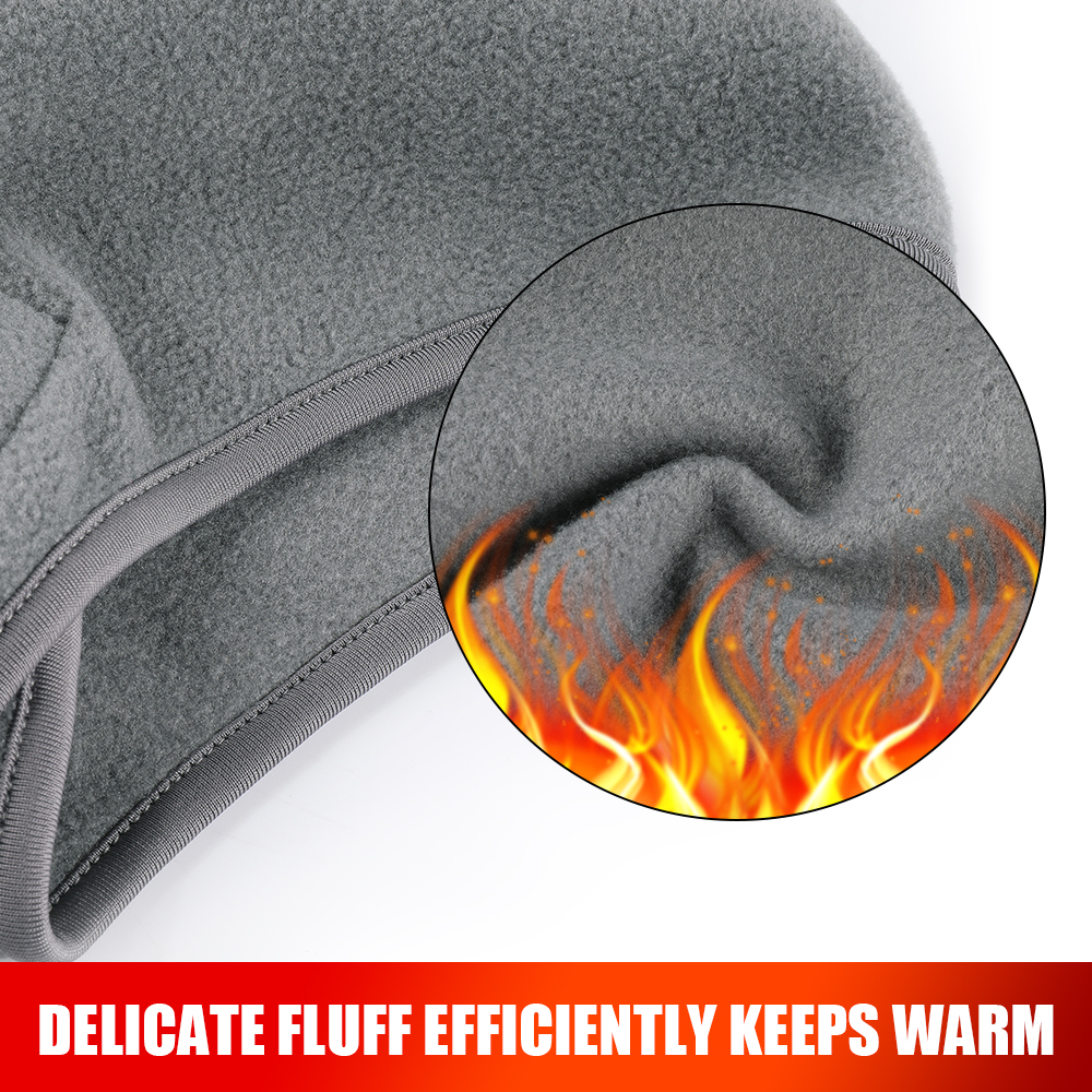 Breathable Motorcycle Half Face Mask Cover Fleece Motorbike Cycling Bicycle Biker Warm Winter Balaclava Skiing Helmet Hood Men