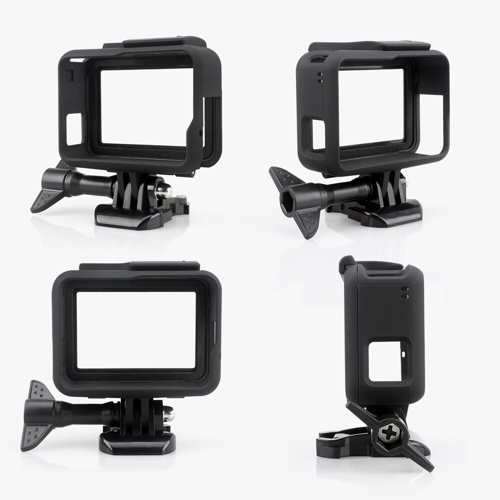Vamson för gopro tillbehör hero 7 6 5 svart 7 silver/vit skyddsram väska kantskydd hölje fäste  vp631