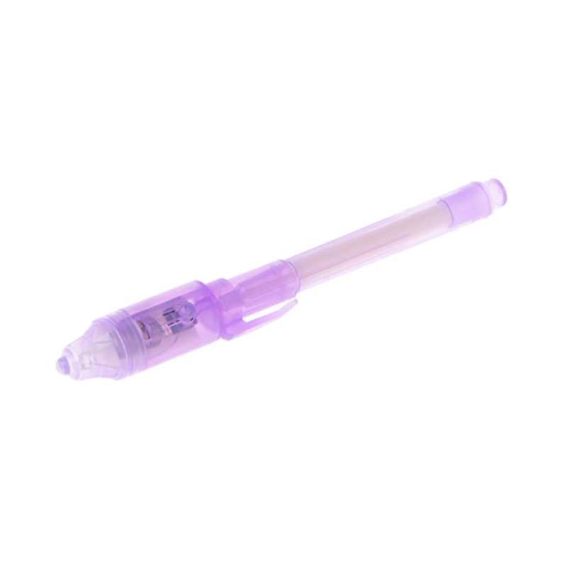 4 PCS/set Invisible Ink Pen Built in UV Light Magic Marker For Pen Safety To Use W15