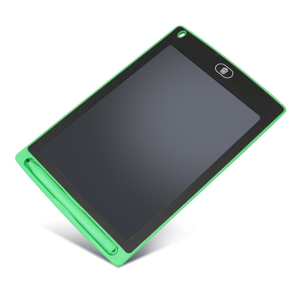 Tableta creativa de dibujo de escritura, Bloc de notas de 8,5 pulgadas, tabla gráfica Digital LCD, tablón de anuncios de escritura a mano para negocios educativos: Green