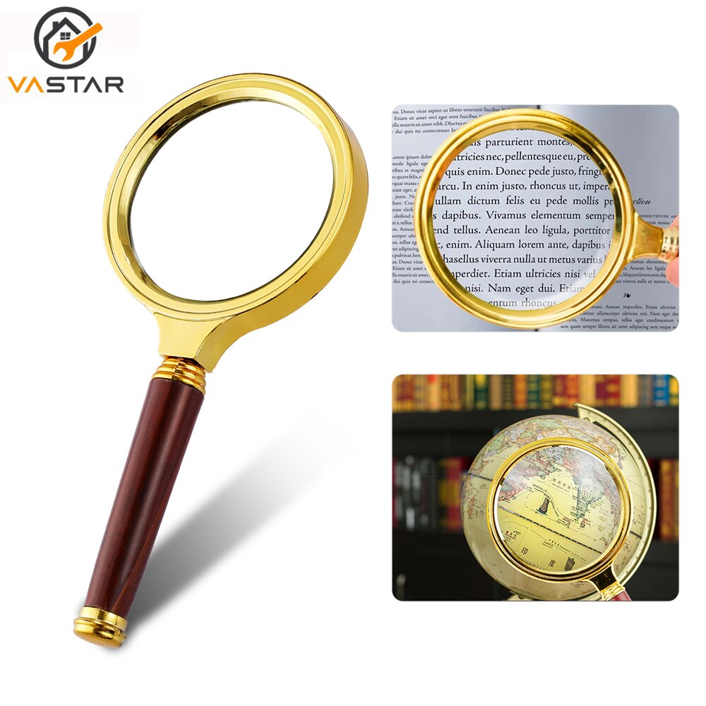 10X Foldable Handheld Magnifier Mini Pocket Microscope Reading Magnifying Glass Lens Jewelry Loupe 80mm 70mm 60mm