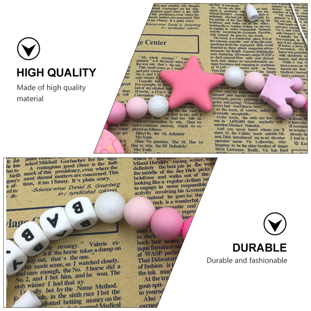 1 Pc di Sicurezza Dentizione Giocattolo Molare Collana Massaggiagengive Catena di Formazione Del bambino Masticare Catena per infantile Del bambino Bocca Denti