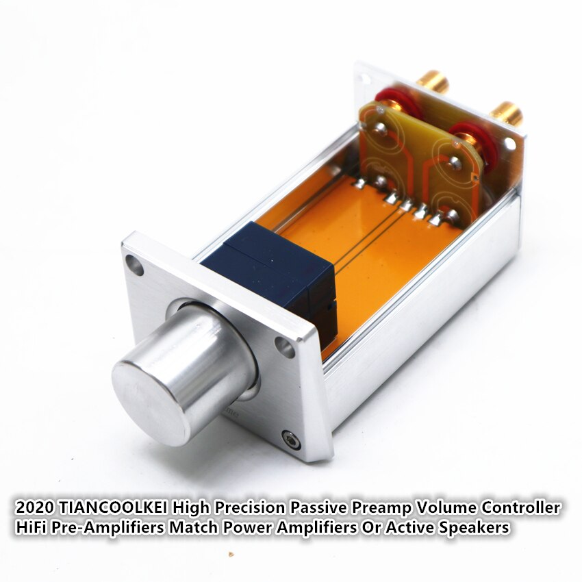 TIANCOOLKEI High Precision Passive Preamp Volume Controller HiFi Pre-Amplifiers Match Power Amplifiers Or Active Speakers
