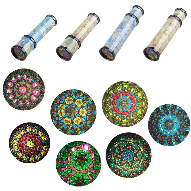 30cm Large Scalable Rotating Kaleidoscopes Extended Rotation Fancy Colored World Baby Toy Children Autism Kid ToyG0029