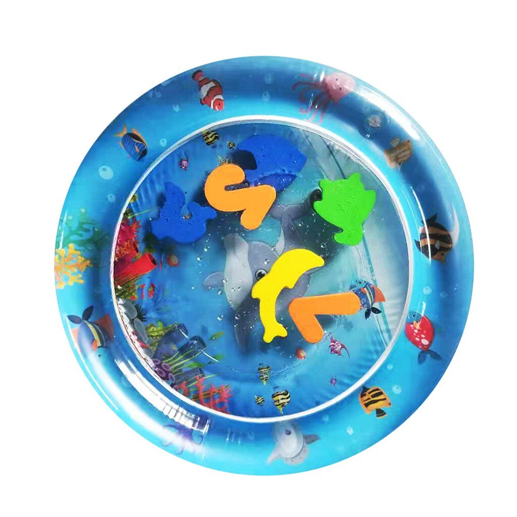 Hot! 9 projetos do bebê crianças esteira do jogo de água inflável infantil barriga tempo playmat criança para o bebê diversão atividade centro de jogo navio da gota