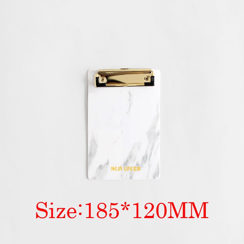 Marble A4/A5 size PP clipboard ranodm file Folder stationary board hard board Writing plate clip report office supplies JB01: 4