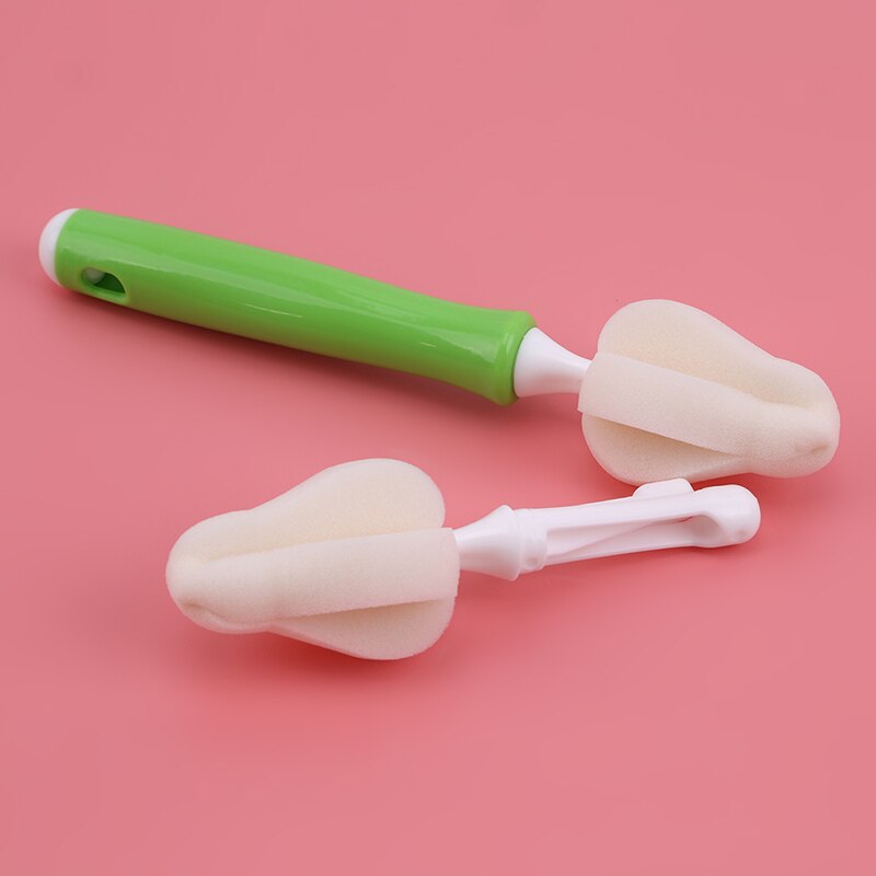 Del bambino di Alta Qualità Pulito Spugna bambino Bottiglia Speciale Pennello con Manico Utensili per La Pulizia Pennello di Vetro Speciale Spazzole