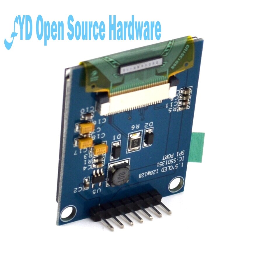 Genuine 1.5 inch OLED display 128,128 LCD display for program Schematic