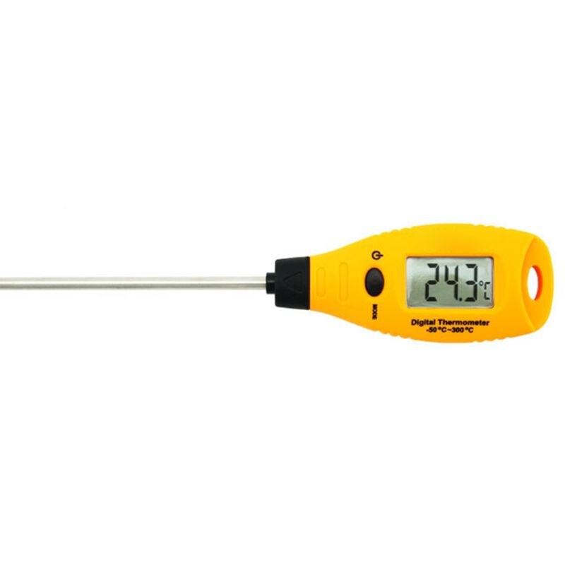 Food Digital Thermometer LCD Display with Probe Kitchen Temperature Tester Tool MOLC